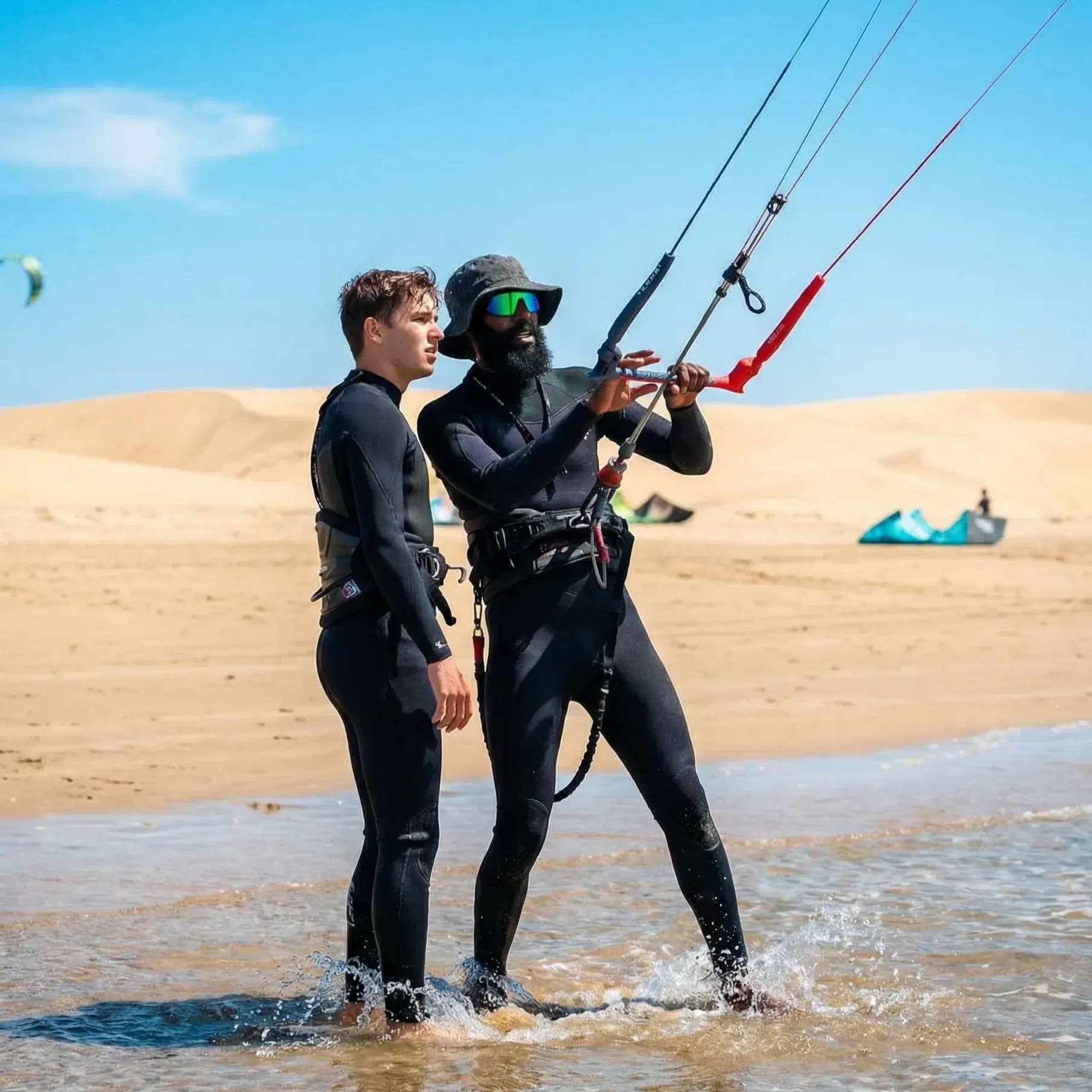 Private kitesurf lessons at Dakhla lagoon